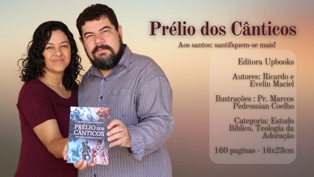 design Informativo sobre o livro Prelio-dos-Canticos